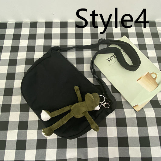 Bolsa Mensajero de Lona para Hombre - Bolso de Hombro Ligero y Versátil - Image 5