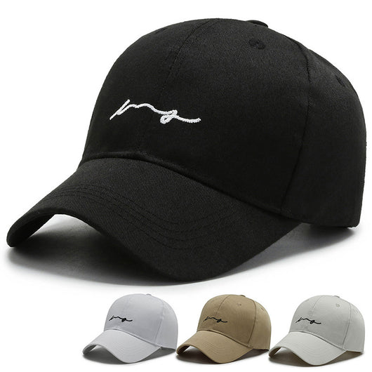 Gorra de Visera Curva con Letras - Protección Solar Casual - Image 5