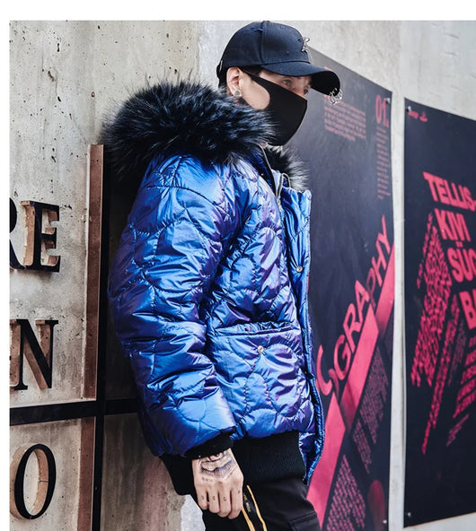 Chamarra de Algodón Suelta Cálida para Invierno Hombre - Image 12