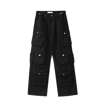Pantalones Cargo con Bolsillos Tridimensionales y Múltiples Compartimentos - Image 3