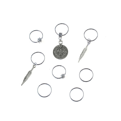 Pasador de Cabello con Moneda y Hoja - Accesorio Elegante - Image 5