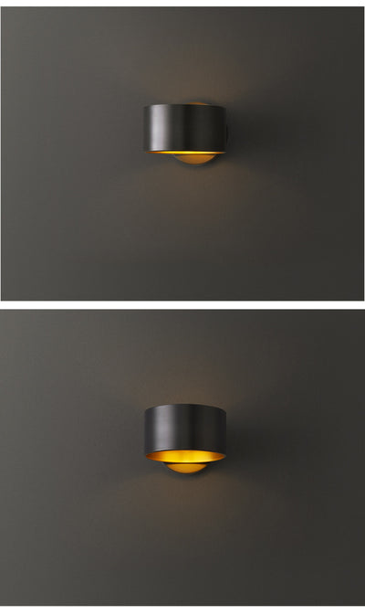 Lámpara de Pared Cobre Minimalista para Sala de Estar - Image 9
