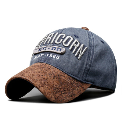 Gorra de Béisbol Denim Alphabet para Exteriores - Image 14