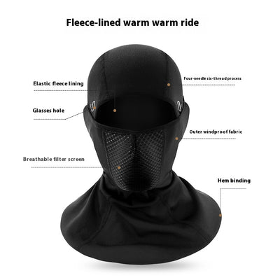 Gorro Térmico Forrado Doble Capa para Ciclismo, Esquí y Motociclismo - Image 3