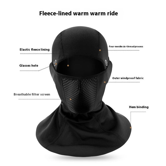 Gorro Térmico Forrado Doble Capa para Ciclismo, Esquí y Motociclismo - Image 3