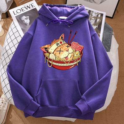 Playera Streetwear Samurai Gato Ramen - Diseño Urbano Japonés - Image 3