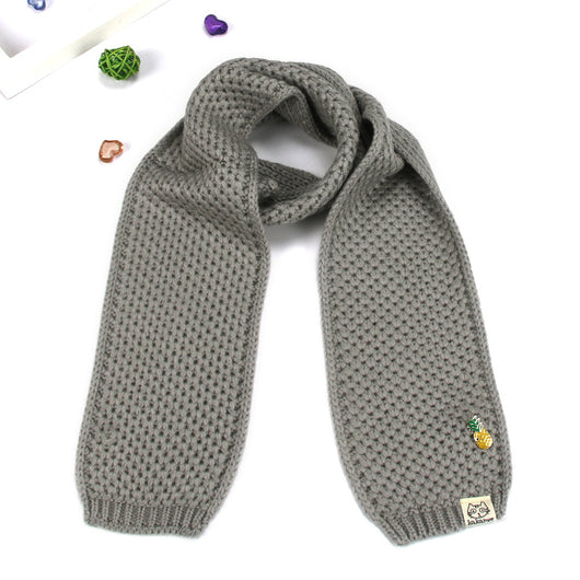 Bufanda Infantil Estilo Coreano para Otoño e Invierno - Image 3