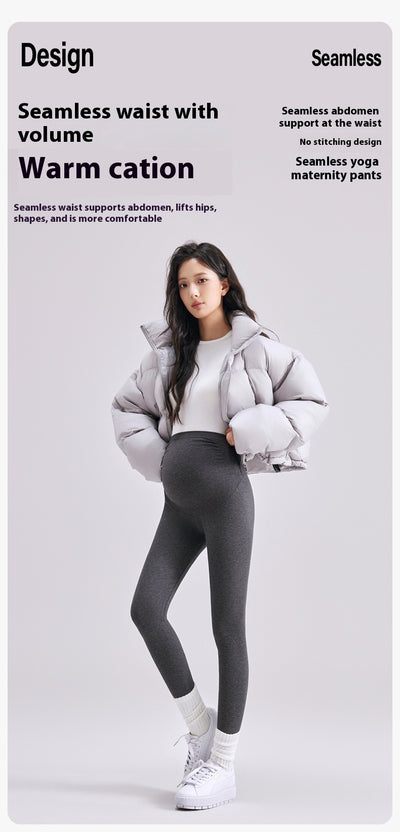 Leggings Térmicos Elásticos para Embarazo Talla Grande - Image 7