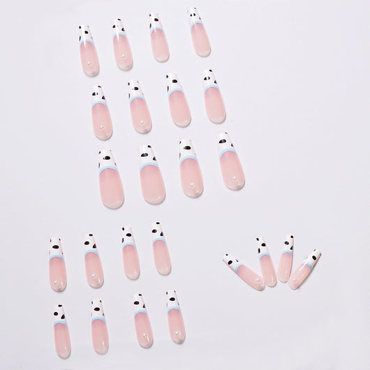 Parches de Uñas Perla Rayas Lechosas - Ballet Wear de Larga Duración - Image 9
