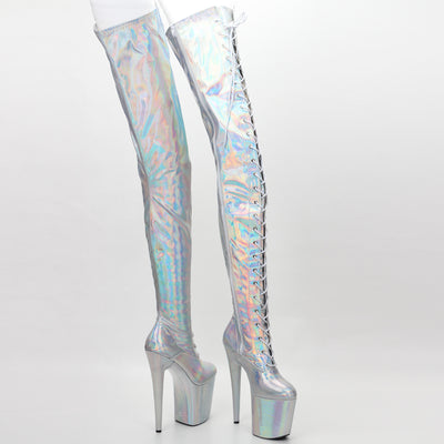 Botas Muslo Tacón Super Alto 20cm - Elegancia Extrema - Image 6