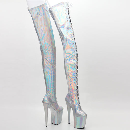 Botas Muslo Tacón Super Alto 20cm - Elegancia Extrema - Image 6