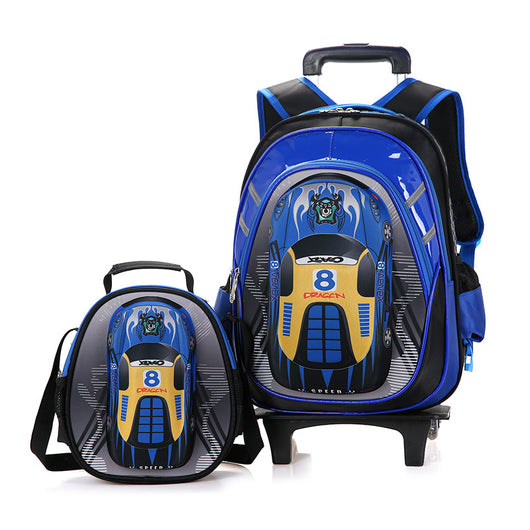 Mochila Escolar Desmontable con Ruedas para Hombre - Image 6