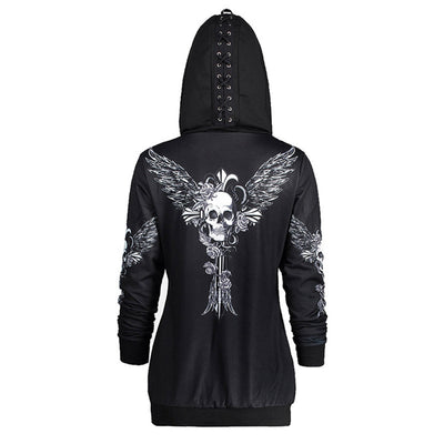 Sudadera con Capucha Estampado Luna Manga Larga - Image 6