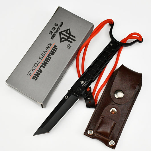 Cuchillo de Camping Multifuncional Plegable para Defensa Personal - Image 17