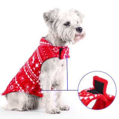 Abrigo Polar Navideño Reversible para Perros - Image 19