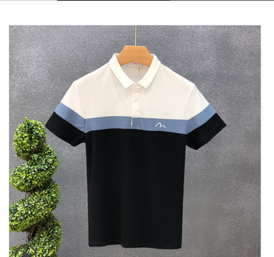 Playera Premium Slim Fit con Cuello Solapa y Contraste de Colores para Hombre - Image 4