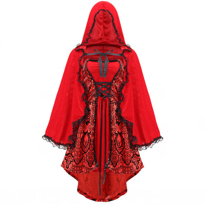 Capa Jacquard Caperucita Roja - Disfraz Clásico Infantil - Image 6