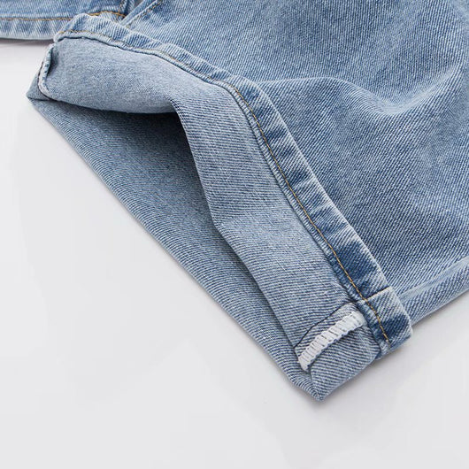 Pantalones Vaqueros Anchos Versátiles para Otoño e Invierno - Image 25