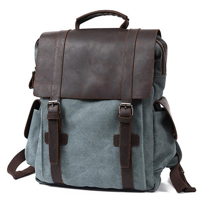 Mochila de Viaje Canvas Resistente para Aventuras al Aire Libre - Image 13