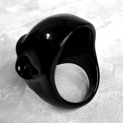 Anillo de Calavera Punk en Aleación para Hombre - Diseño Europeo - Image 3