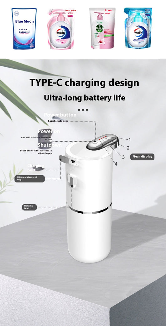 Lavador Automático de Teléfono con Espuma por Inducción Portátil - Image 10