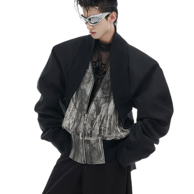 Chaqueta Desmontable de Dos Piezas con Diseño Deconstruido - Image 7
