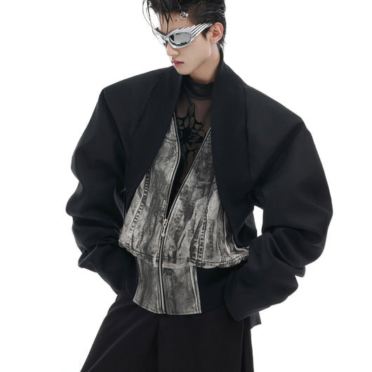Chaqueta Desmontable de Dos Piezas con Diseño Deconstruido - Image 7