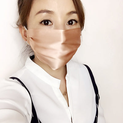 Mascarilla de Seda Pura Capa Única para Verano - Image 3