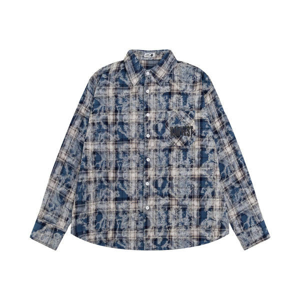 Camisa Tie-dye Personalizada de Manga Larga para Hombre