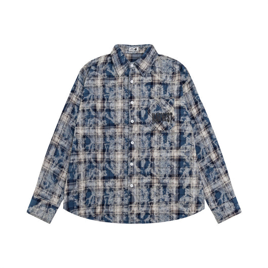 Camisa Tie-dye Personalizada de Manga Larga para Hombre - Image 2