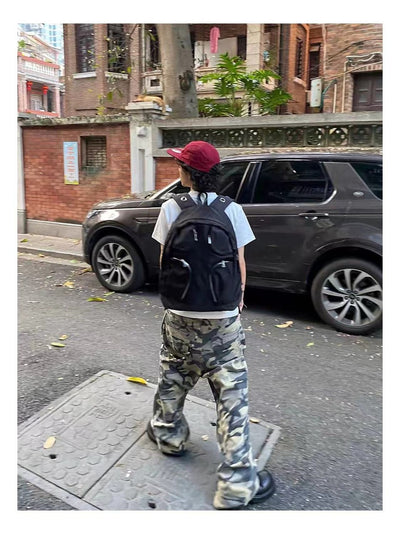 Mochila Táctica Negra de Gran Capacidad con Múltiples Bolsillos - Image 22