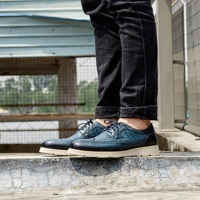 Zapatos Casuales Retro Británicos para Hombre - Talla Grande - Image 2