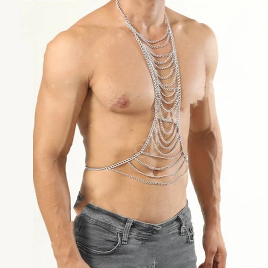 Cadena Corporal para Hombre - Joyería de Pecho Festival y Cosplay - Image 9