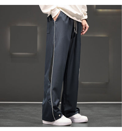 Pantalones Casuales Impermeables Talla Grande Hombre Corte Recto - Image 7