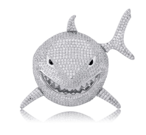 Dije Tiburón Elegante con Circonitas - Image 14