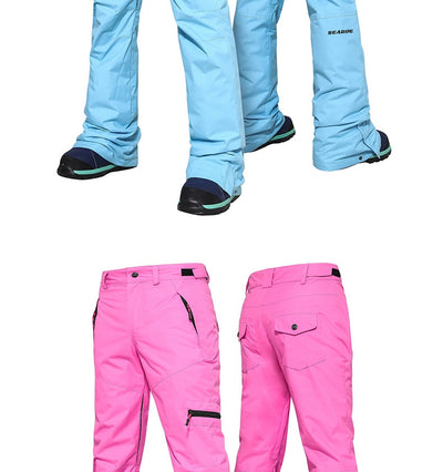 Pantalón de Esquí Térmico Impermeable Ajustado - Image 12
