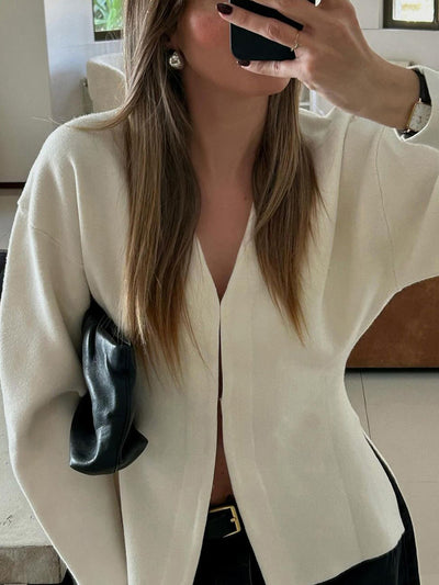 Suéter de Lana Fino para Mujer - Manga Larga Elegante - Image 17