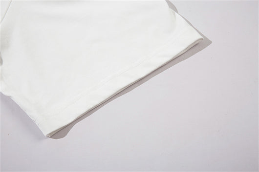 Camiseta Estampada con Letras Americanas para Hombre - Image 8
