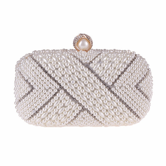 Bolso Cuadrado Pequeño con Detalle de Perla para Mujer - Image 12