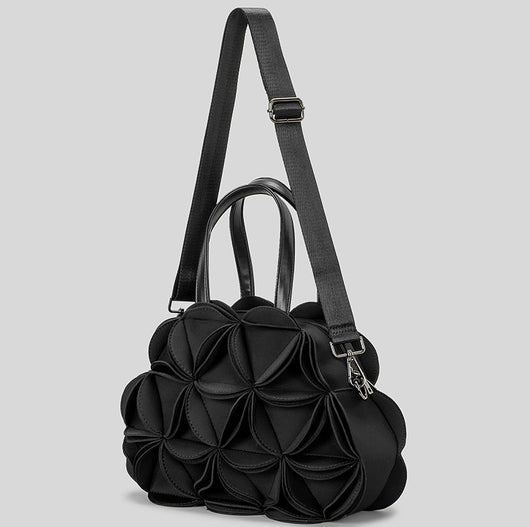 Bolso Bandolera Floral para Mujer con Detalles en Cuero PU - Image 11