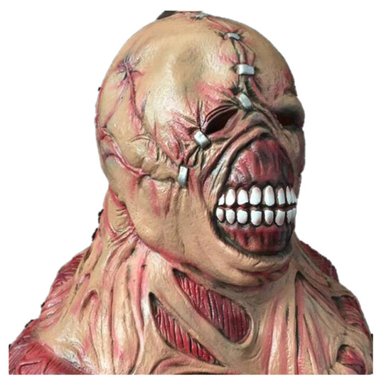 Máscara de Látex Rostro Descompuesto - Disfraz de Terror Tyrant - Image 2