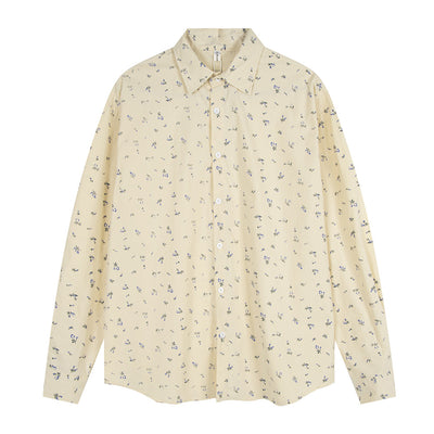 Camisa Floral Suelta Estampada Unisex - Image 11