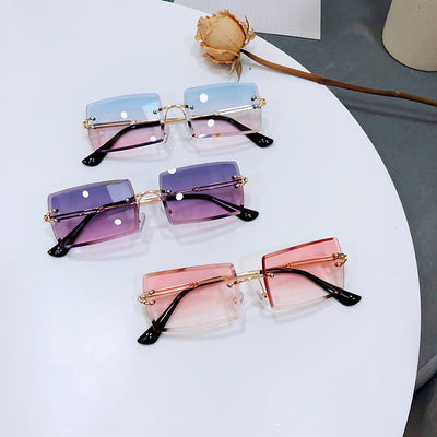 Gafas de Sol Degradadas sin Aro para Mujer - Image 10