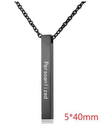 Collar Cilindro Acero Inoxidable Personalizado con Nombre - Image 16