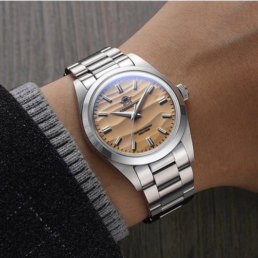 Reloj de Acero Inoxidable para Hombre Cuarzo Elegante