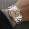 Reloj de Acero Inoxidable para Hombre Cuarzo Elegante