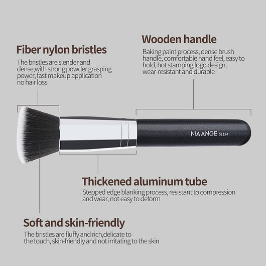 Brocha Portátil para Polvo Compacto - Kit de Maquillaje Profesional - Image 10