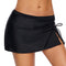 Short de Baño Talla Grande con Fruncido y Amarre