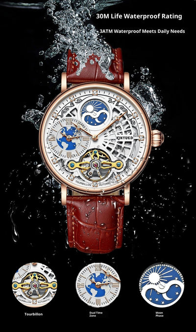 Reloj Mecánico Automático para Hombre con Diseño de Estrella Hueca - Image 11