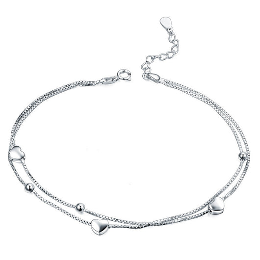 Pulsera de Tobillo Peach Love - Cadena de Moda Coreana para Mujer - Image 9
